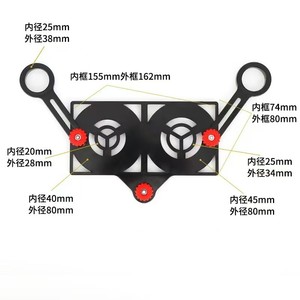 Regla <span class=keywords><strong>multi</strong></span>ángulo Aleación de aluminio Localizador de orificios para azulejos Regla de medición plegable - Product Image 3