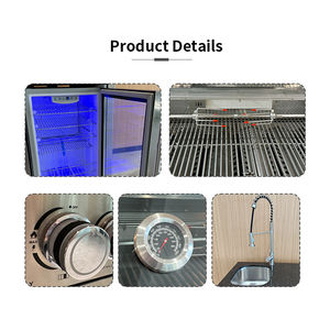 Parrilla de Gas de Acero Inoxidable para Barbacoa, Parrillas Exteriores para Fiestas en Zonas de Aficionados al Fútbol - Product Image 4