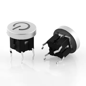 9x9 mét <span class=keywords><strong>Led</strong></span> Mini Tactile chuyển đổi <span class=keywords><strong>push</strong></span> <span class=keywords><strong>button</strong></span> chuyển với <span class=keywords><strong>LED</strong></span> SMD thiết bị đầu cuối tùy chỉnh biểu tượng khác nhau Nút mũ - Product Image 3