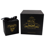 Fabricante de cajas para velas, embalaje artesanal Rectangular único personalizado, caja de velas de lujo de cartón duro blanco para regalo