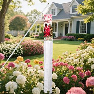 Décoration de jardin personnalisée pour la Saint-Valentin : chaussettes à vent imprimées numériquement pour la cour, le jardin et la véranda - Product Image 5
