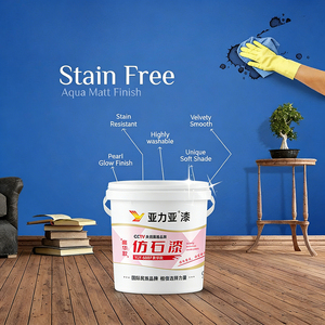 Revestimiento Líquido Acrílico Impermeable y Antiarañazos, Pintura de Revestimiento para <span class=keywords><strong>Paredes</strong></span> Exteriores e Interiores, Textura de <span class=keywords><strong>Arena</strong></span> Coloreada, Cristal - Product Image 5