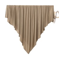 Nouveau Foulard Carré en Soie et Coton Polyvalent 145CM, Tendance et de Haute Qualité, Couleur Unie, pour Femme