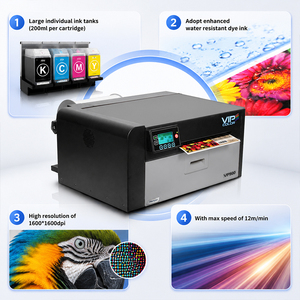 Imprimante d'étiquettes numérique haute performance VP500 CMYK à jet d'encre avec découpe automatique intégrée, imprimante d'étiquettes numérique haute vitesse - Product Image 2