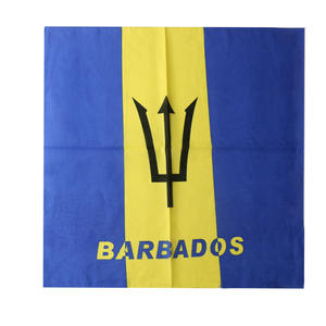 Banderas dominicanas nacionales de algodón listas para enviar, pañuelo impreso, <span class=keywords><strong>bandana</strong></span> personalizada, Bandera de Dominica - Product Image 2