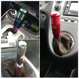 Mugen Aluminum Gear <b>Shift</b> <b>Knob</b> Black Ergonomic Racing Car Modification Part - Product Image 3