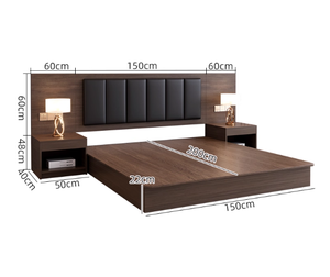 Hotel Furniture Full Sets for Standard Rooms Custom Hotel <strong>Beds</strong> Apartment Large <strong>Beds</strong> Double <strong>Beds</strong> for Hotels Homestays <strong>Guest</strong> Rooms - Product Image 5