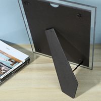 Cadre photo en verre cristal 4*6 pouces, en stock, livraison rapide, cadre photo décoratif en verre cristal fait main, vente en gros