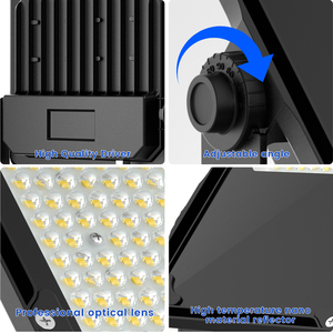 ไฟสปอร์ตไลท์ LED แบบกันน้ำ IP66 IK08 สำหรับภายนอกอาคาร รับประกัน 5 ปี ให้แสงสว่างสูง เหมาะสำหรับสนามกีฬา ป้ายโฆษณา ลานจอดรถ - Product Image 2