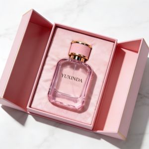 Flaconi di Profumo in Vetro di Lusso da 30ml 50ml 100ml, Neri <span class=keywords><strong>e</strong></span> Rosa, Vuoti, Personalizzabili, con Scatola <span class=keywords><strong>e</strong></span> Spruzzatore a Crimpatura, Stampa Serigrafica - Product Image 6
