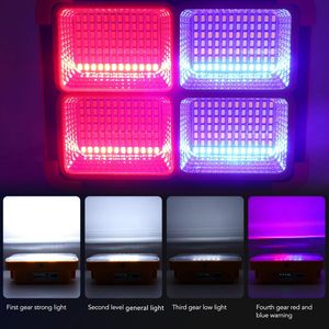 ไฟสปอตไลท์ LED แบบชาร์จไฟได้แบบดั้งเดิมพร้อมแม่เหล็กแรงสูงโคมไฟเต็นท์ตั้งแคมป์พลังงานแสงอาทิตย์ไฟฟลัดไลท์กลางแจ้ง - Product Image 3