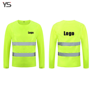 Camiseta <span class=keywords><strong>de</strong></span> Manga Larga <span class=keywords><strong>de</strong></span> Seguridad Reflectante <span class=keywords><strong>de</strong></span> Alta Visibilidad Personalizada, Certificada por la CE, <span class=keywords><strong>de</strong></span> Secado Rápido y Transpirable para la <span class=keywords><strong>Construcción</strong></span> - Product Image 1