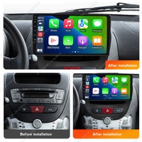 MEKEDE x1 x2 voiture Dvd GPS écran pour Peugeot 107 2005 2014 Navigation stéréo lecteur de voiture prise en charge DVR Usb 4LED caméra
