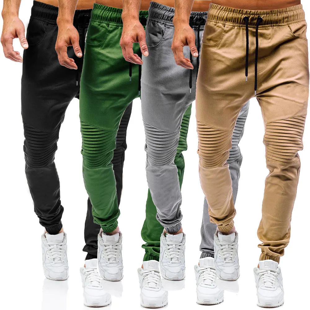 Pantalon de jogging en molleton pour hommes, coupe Slim, personnalisé, marron noir, décontracté, jogging conique, kaki, nouvelle collection