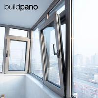 Ventana Abatible de Aluminio con Doble Vidrio Templado, Triple Acristalamiento, Insonorizada, para Cocina, Entrada o como Pantalla