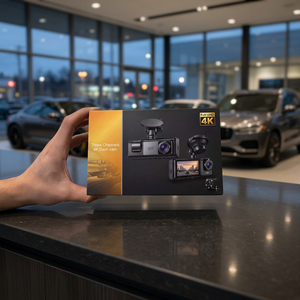 กล้องติดรถยนต์ K1 Sport Dash Cam 4K มุมกว้าง 270 องศา พร้อม WiFi และไฟฉาย LED ในตัว - Product Image 2