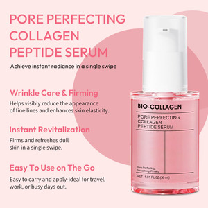 Suero Facial Líquido Aclarante y Perfeccionador de Poros con Péptidos y Bio Colágeno para una Piel Radiante y Efecto Cristal, de Guangdong, China - Product Image 3