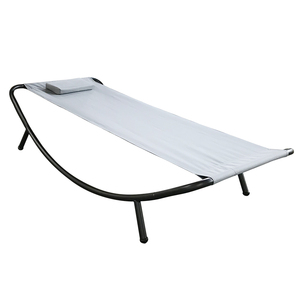 <span class=keywords><strong>Tumbona</strong></span> moderna para exteriores, <span class=keywords><strong>tumbona</strong></span> de metal con <span class=keywords><strong>Hamaca</strong></span>, cama de <span class=keywords><strong>playa</strong></span> y ruedas de sombrilla - Product Image 3