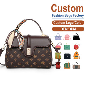 Wholesale Custom Vintage PU Leather Crossbody Bag OEM ODM Fashion Slouchy Crossbody Shoulder Purse <b>Handbag</b> Manufacturer - Product Image 1