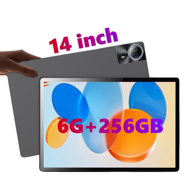 Wholesale 14 Inch Android 13.0 Educational Tablet OEM 6G+256GB Touch Screen Camera WiFi Ultra-Thin Tablet Pc