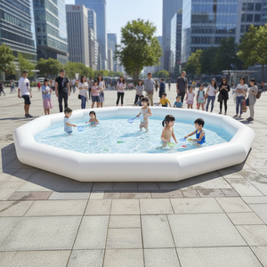 <span class=keywords><strong>Piscine</strong></span> gonflable commerciale <span class=keywords><strong>de</strong></span> grande taille QIQU 0,9 mm Sijia en PVC sur mesure pour parc aquatique - Product Image 1