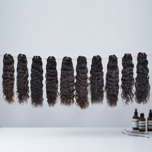 มัดผมอินเดียไม่ผ่านการทำผมหยักศก - Product Image 1