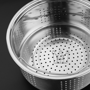 <span class=keywords><strong>Insert</strong></span> à vapeur en acier inoxydable 26 cm pour cuiseur à riz, dim sum et cuisson à la vapeur des légumes - Product Image 6