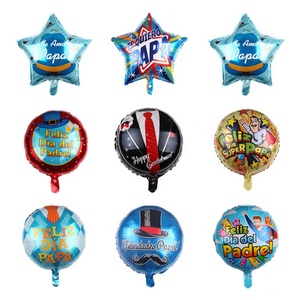 Nuevos diseños Globos de forma redonda de lámina de 18 pulgadas <span class=keywords><strong>en</strong></span> español 'I Love You Mom Dad' PARA <span class=keywords><strong>EL</strong></span> Día del Padre y las decoraciones de la fiesta de cumpleaños - Product Image 3