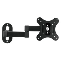 Soporte de suspensión ajustable giratorio de montaje en pared de TV plegable de fácil instalación para pantalla LCD LED de 14 "-27"