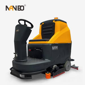 Popular Hot Selling Ride-on Sweeper-scrubber <b>Floor</b> Cleaning Washing <b>Machine</b> Dual Roller Brush Design 200l <b>Clean</b> 210l High - Product Image 1