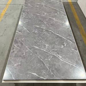 Panneaux muraux de salle de bain <span class=keywords><strong>en</strong></span> PVC imperméables imitation marbre 1000*2400mm <span class=keywords><strong>Panneau</strong></span> de <span class=keywords><strong>douche</strong></span> <span class=keywords><strong>en</strong></span> PVC - Product Image 1