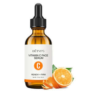 Etiqueta privada Vc corrección de manchas oscuras brillante blanqueamiento Facial ácido hialurónico cara vitamina <span class=keywords><strong>C</strong></span> suero - Product Image 1