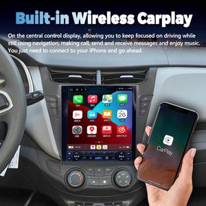 Autoradio Android 13 Lecteur multimédia vidéo GPS Autoradio 2 Din Écran Tesla Stéréo pour Chevrolet Sail Aveo 2015 - 2017 - Product Image 3