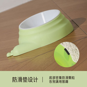 Nouvelle gamelle simple pour animaux de compagnie, gamelle pour chat, gamelle pour chien, gamelle à eau, anti-dérapante, anti-renversement, avec protection de cou anti-escargot, pour l'exportation - Product Image 4