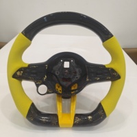 Volant personnalisé en fibre de carbone véritable pour Alfa Romeo Giulia Stelvio 2017-2019, intérieur de voiture