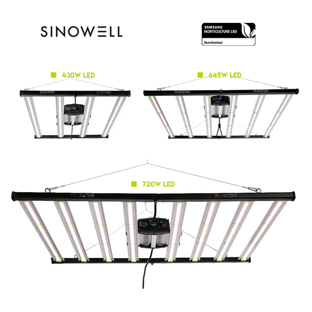 SINOWELL US Canada Stock Yields up to 4Lb 1000W 800W 720W 645W 120W Free Lighting Design LED Grow Light