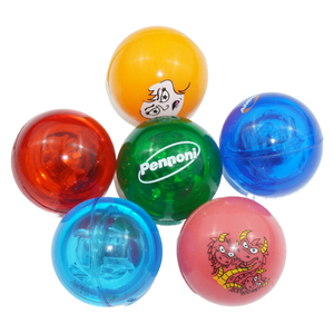 Custom 3D PVC Cartoon Figure Glitter Rubber Bounce <strong>Ball</strong> Toy Transparent <strong>Bouncing</strong> LED Light Bouncy Toy for Gifts - Product Image 6
