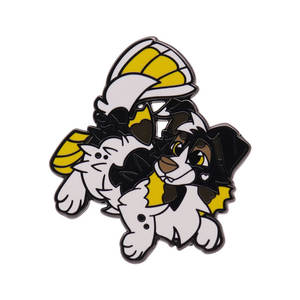 ที่กำหนดเองย้อนยุคไทยช้าง Pin สัตว์น่ารักป้ายการ์ตูนเข็มกลัดเคลือบปกขา - Product Image 6