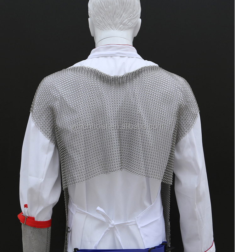Metal cut-resistant slaughter house use cooking apron
