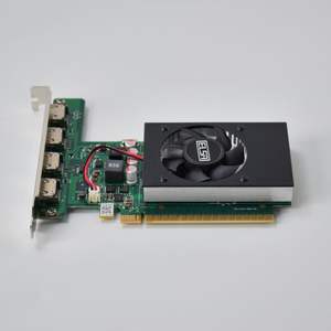 Nouvelle connectivité multi-écran 4xHDMI 2GB GeForce GT730 GPU 384 cœurs carte graphique avec ventilateur refroidisseur GT730 - Product Image 4