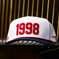 Casquette de baseball de performance premium pour le golf, logo personnalisé, perforée, snapback, imperméable, 100 % polyester, 5 panneaux, unisexe, toutes saisons