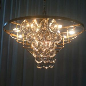 Lámpara Colgante Moderna de Cristal LED, Lujosa para Bodas, Escaleras, Sala de Estar, Salón de Banquetes, Hotel, Decoración de Villa - Product Image 2