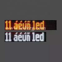 Panneaux de destination LED pour bus de ville, tableau de messages défilant, panneau numérique rouge 16x96 points, écran d'affichage