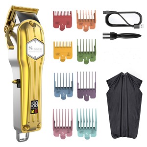<span class=keywords><strong>SURKER</strong></span>-cortauñas LED con batería de litio, Afeitadora eléctrica recargable - Product Image 1