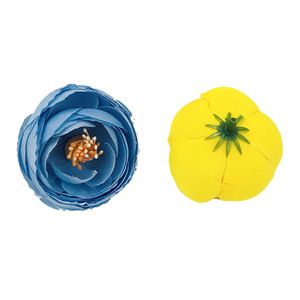Flores de Camelia de Seda de 5.5 cm de Diámetro para Decoración de Bodas, Decoración del Hogar, Accesorios para Coronas - Product Image 5