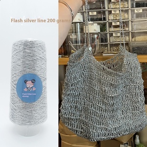 Siêu Flash lõi sợi sợi 1mm độ bền cao dệt nhuộm mô hình bị hỏng bạc nhỏ túi bạc buling bao gồm 200g" - Product Image 4