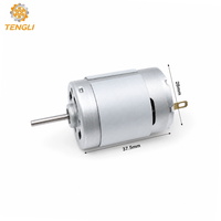 Motor de CC con Escobillas Micro de 28 mm, Imán Permanente, Modelo 385, Bajo Ruido, para Electrodomésticos, Proveedor de Fábrica