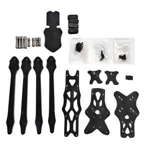 Kit de Marco FPV Tipo H de Fibra de Carbono de 7 Pulgadas, Brazos de 5.5 mm (Grosor Personalizable), Material 3k de Alta Resistencia para Dron de Largo Alcance 6S - Product Image 1