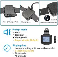 Pager Classique Sans Fil pour Restaurant avec Système d'Appel Serveur par Montre