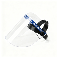 Casque de sécurité M1010 entièrement fermé avec écran facial de protection, compatible avec un support de masque anti-impact et anti-éclaboussures